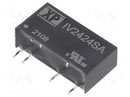 Converter: DC/DC; 1W; Uin: 24VDC; Uout: 24VDC; Iout: 42mA; SIP; THT; IV XP POWER