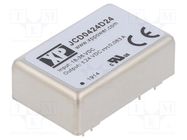 Converter: DC/DC; 4W; Uin: 18÷36V; Uout: 24VDC; Uout2: -24VDC; 266kHz XP POWER