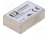 Converter: DC/DC; 6W; Uin: 18÷36V; Uout: 24VDC; Uout2: -24VDC; 266kHz XP POWER