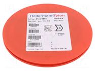 Markers; Marking: 6; 4÷9mm; PVC; blue; -65÷105°C; leaded; HGDC4-9 HELLERMANNTYTON
