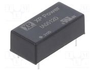 Converter: DC/DC; 1W; Uin: 5V; Uout: 12VDC; Uout2: -12VDC; Iout: 42mA XP POWER