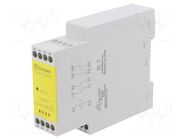 Module: safety relay; 24VDC; OUT: 4; for DIN rail mounting; 7S FINDER