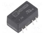 Converter: DC/DC; 1W; Uin: 4.5÷5.5VDC; Uout: 24VDC; Uout2: -24VDC XP POWER