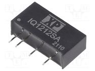 Converter: DC/DC; 1W; Uin: 12V; Uout: 12VDC; Iout: 83mA; SIP; 85kHz XP POWER