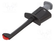 Clip-on probe; hook type; 20A; black; Grip capac: max.12.3mm; 1kV ELECTRO-PJP