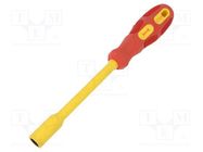 Screwdriver; insulated; 6-angles socket; HEX 9mm 