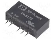 Converter: DC/DC; 1W; Uin: 5VDC; Uout: 12VDC; Uout2: -12VDC; SIP; THT XP POWER