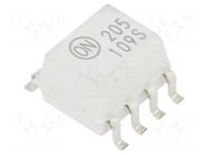 Optocoupler; SMD; Ch: 1; OUT: transistor; Uinsul: 2.5kV; SO8 ONSEMI