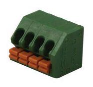 TB, WIRE TO BOARD, 4POS, 20-14AWG, GREEN