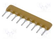 Resistor network: X; THT; 470kΩ; ±2%; 0.2W; No.of resistors: 8; 100V BOURNS