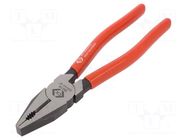 Pliers; universal; 200mm; for bending, gripping and cutting C.K