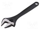 Wrench; adjustable; 250mm; Max jaw capacity: 33mm; phosphated C.K