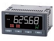 Meter: network parameters; digital,mounting; LCD; Modbus RTU LUMEL