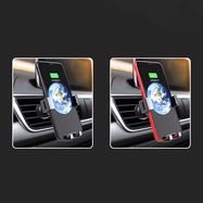 Gravity smartphone car holder, black air vent grille (YC08), Hurtel