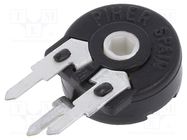 Potentiometer: mounting; single turn,vertical; 100kΩ; 150mW; ±20% PIHER