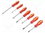 Insulated; Phillips,Pozidriv®,slot; 1kVAC; 7pcs. BM GROUP