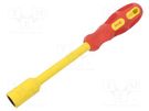 Screwdriver; insulated; 6-angles socket; HEX 13mm BM GROUP