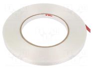 Tape: electrical insulating; W: 9mm; L: 55m; Thk: 0.165mm; acrylic 3M