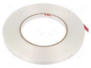 Tape: electrical insulating; W: 9mm; L: 55m; Thk: 0.165mm; acrylic 3M