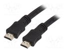 Cable; HDMI 1.4; HDMI plug,both sides; PVC; 30m; black; Core: Cu GEMBIRD