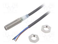 Sensor: inductive; OUT: PNP / NO; 0÷2mm; 12÷24VDC; M8; IP67; 200mA OMRON