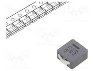 Inductor: wire; SMD; 4.7uH; 20A; 10.2mΩ; ±20%; 10.7x10x5.4mm; ETQP5M PANASONIC
