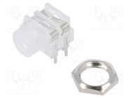 Socket; Jack 3,5mm; female; mono; ways: 2; angled 90°; THT; S6 CLIFF