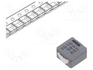 Inductor: wire; SMD; 100uH; 3A; 302mΩ; ±20%; 8.5x8x5mm; -40÷150°C 