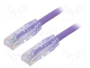 Patch cord; TX6™ PLUS,U/UTP; 6; stranded; Cu; LSZH; violet; 2m PANDUIT