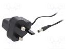 Power supply: switched-mode; mains,plug; 6VDC; 0.83A; 5W; 76% XP POWER