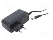 Power supply: switching; mains,plug-in; 15VDC; 1.6A; 24W; 85% XP POWER