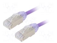 Patch cord; RJ45 plug,both sides; F/UTP,TX6A-28™; 6a; wire; Cu; 2m PANDUIT