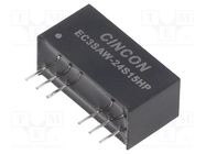 Converter: DC/DC; 3W; Uin: 9÷36V; Uout: 15VDC; Iout: 200mA; THT; OUT: 1 CINCON