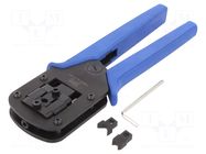 Tool: for crimping; RJ45 (8p8c) shielded connectors; HIROSE HIROSE