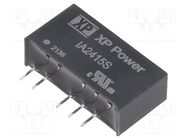 Converter: DC/DC; 1W; Uin: 24V; Uout: 15VDC; Uout2: -15VDC; Iout: 33mA XP POWER