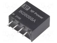 Converter: DC/DC; 250mW; Uin: 5VDC; Uout: 5VDC; Iout: 50mA; SIP; THT XP POWER