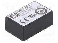 Converter: DC/DC; 10W; Uin: 18÷36V; Uout: 12VDC; Uout2: -12VDC; DIP24 XP POWER