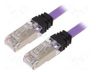 Patch cord; RJ45 plug,both sides; S/FTP,TX6A™ 10Gig; 6a; Cu; 3m PANDUIT