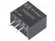 Converter: DC/DC; Uin: 14÷28VDC; Uout: 12VDC; Iout: 500mA; SIP3; THT XP POWER