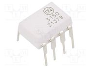 Optocoupler; THT; Ch: 1; OUT: transistor; Uinsul: 5kV; DIP8; 50kV/μs ONSEMI