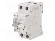 Circuit breaker; 230/400VAC; Inom: 10A; Poles: 1+N; Charact: C; 6kA EATON ELECTRIC