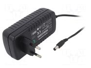 Power supply: switching; mains,plug-in; 12VDC; 3A; 36W; 80.73% POS