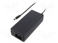 Power supply: switched-mode; 15VDC; 4A; Out: 5,5/2,1; 60W; -5÷40°C POS