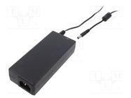 Power supply: switched-mode; 48VDC; 1.87A; Out: 5,5/2,1; 90W; 88% POS