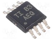 IC: operational amplifier; 175MHz; Ch: 1; HVSSOP8; ±5÷15VDC; tube TEXAS INSTRUMENTS