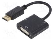 Adapter; DisplayPort 1.1; DisplayPort plug,DVI-I (24+5) socket 