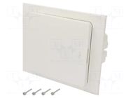 Enclosure: for modular components; IP40; plaster embedded; golf HAGER