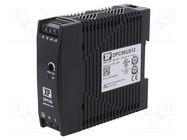 Power supply: switching; for DIN rail; 50W; 12VDC; 4A; 85÷264VAC XP POWER