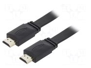 Cable; HDMI plug,both sides; PVC; 3m; black; HDMI 2.0; 30AWG GEMBIRD