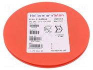 Markers; Marking: 9; 4÷9mm; PVC; white; -65÷105°C; leaded; HGDC4-9 HELLERMANNTYTON